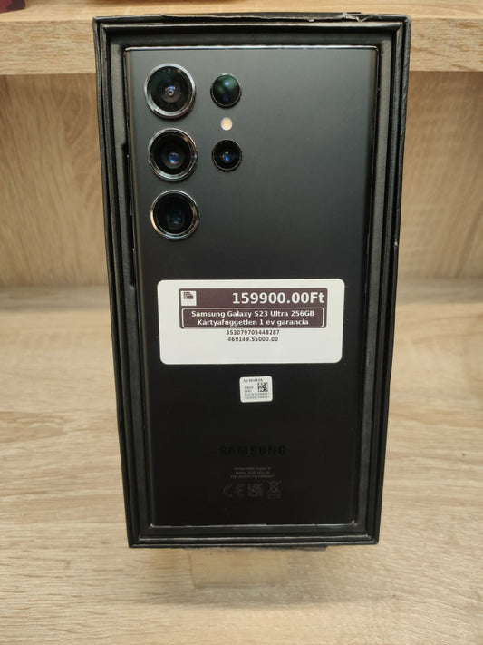 Samsung Galaxy S23 Ultra 256GB Kártyafüggetlen 1 év garancia