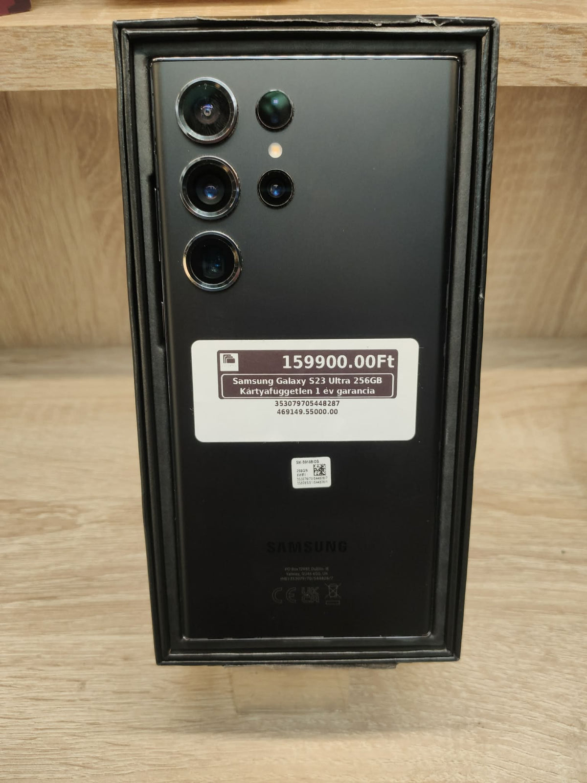 Samsung Galaxy S23 Ultra 256GB Kártyafüggetlen 1 év garancia
