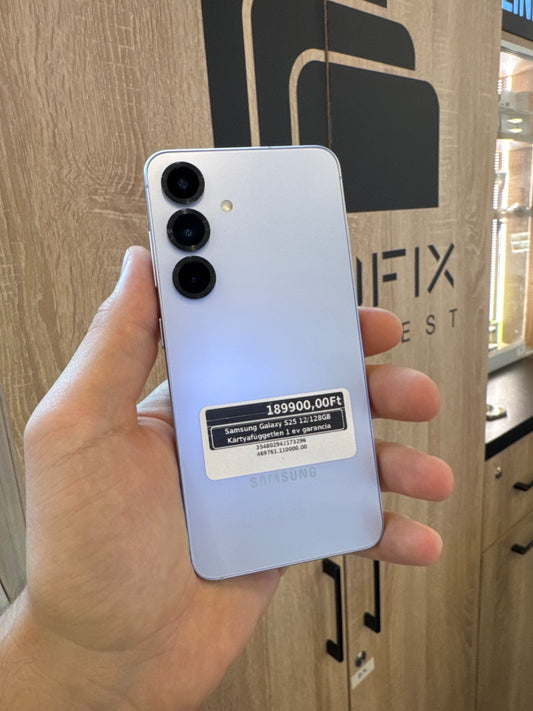 Samsung Galaxy S25 12/128GB Kártyafüggetlen 1 év garancia