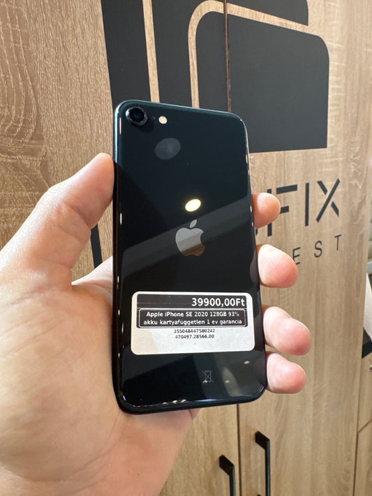 Apple iPhone SE 2020 128GB 93% akku kártyafüggetlen 1 év garancia