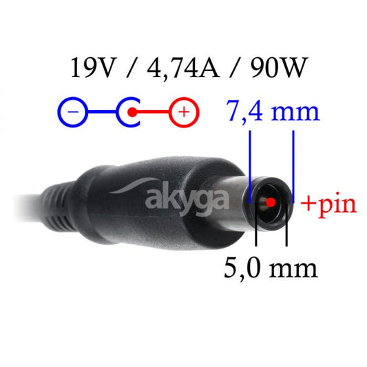 Akyga power supply for laptops HP AK - ND - 04 - LCDEAL