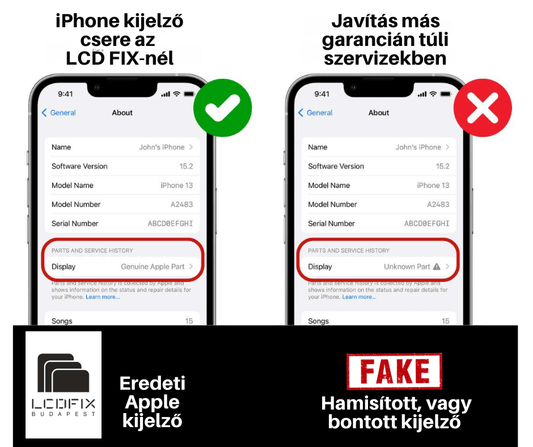 Apple iPhone 14 Pro Max Kijelző csere eredeti Apple alkatrésszel - 1 órán belül - LCDEAL