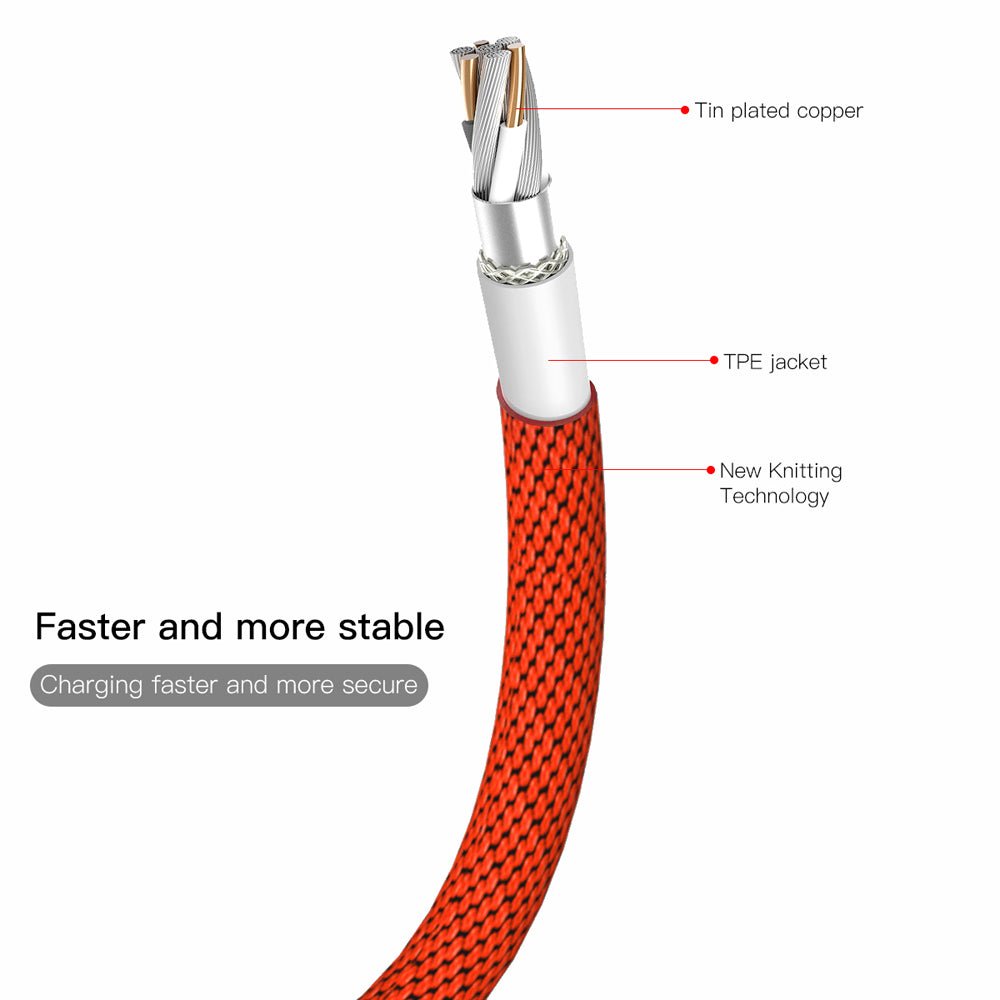 Baseus cable Yiven USB - Lightning 1,8 m 2A red - LCDEAL