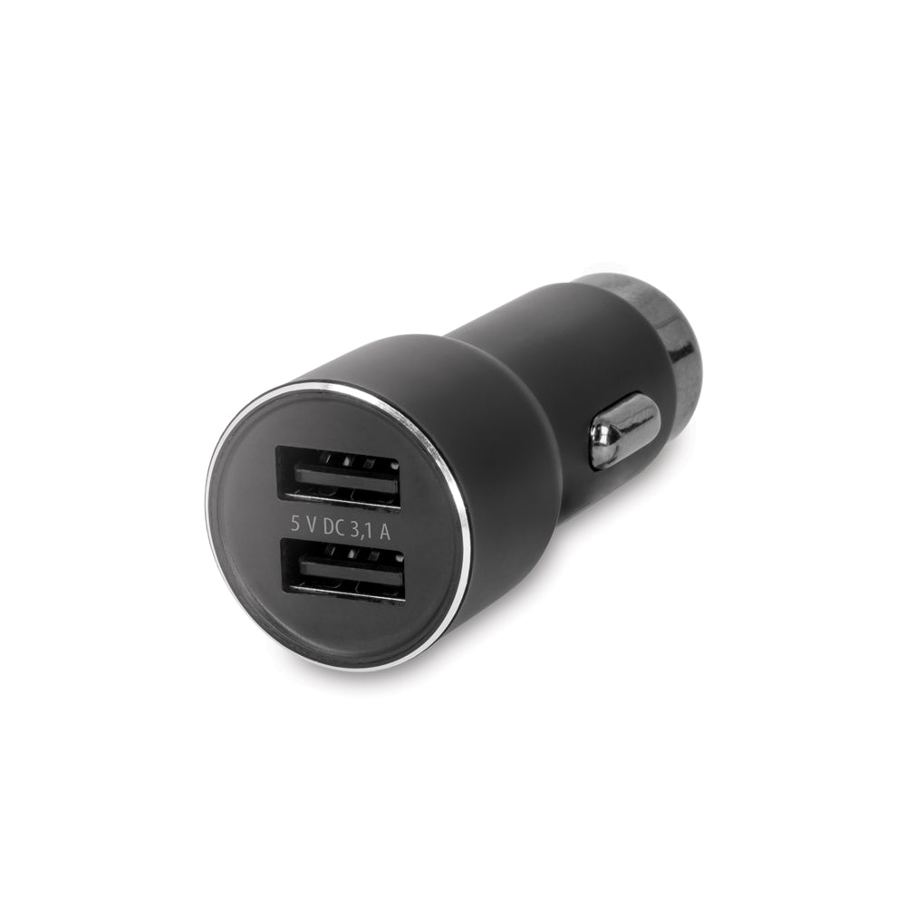 Forever CC - 04 car charger 2x USB 3.1A black - LCDEAL