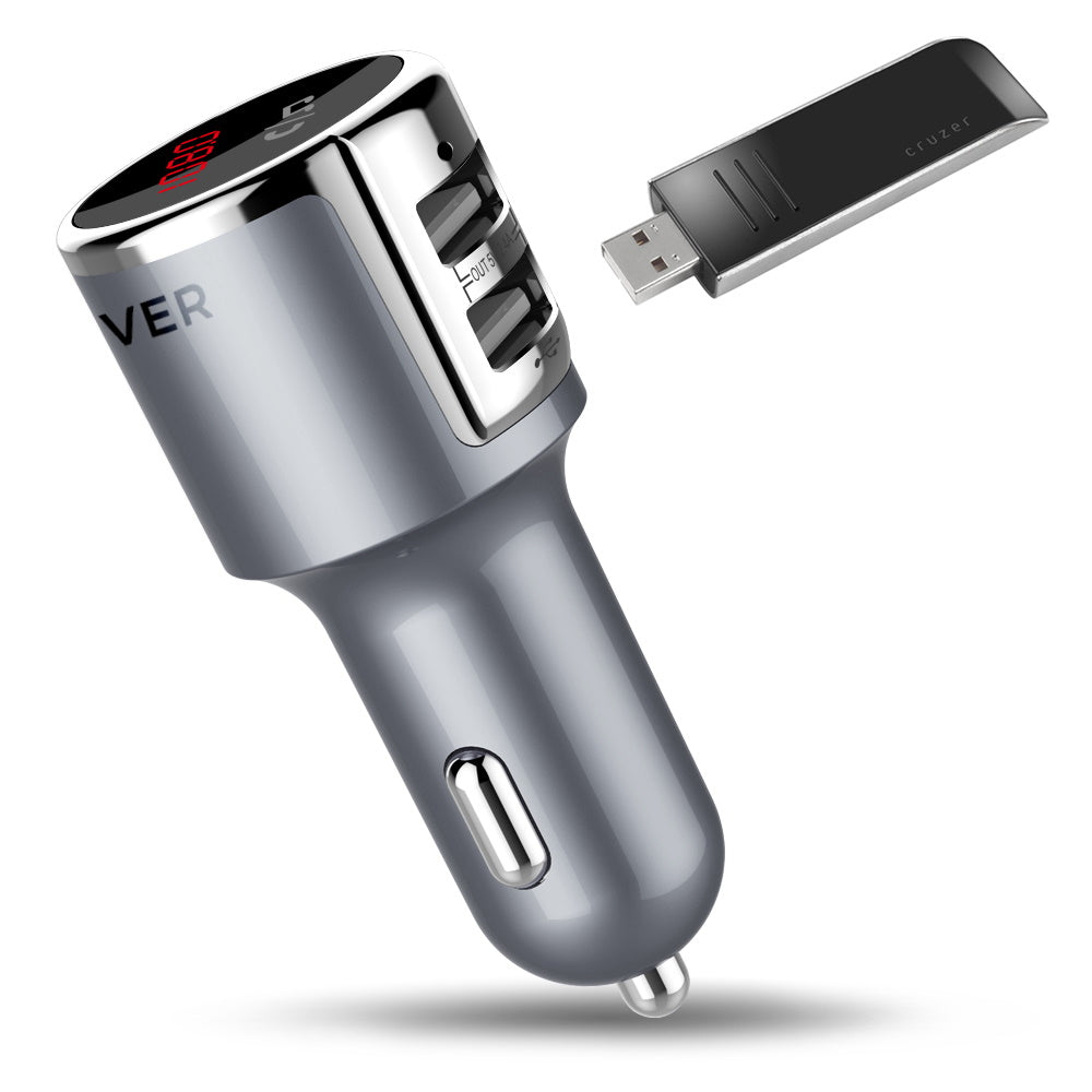 Forever FM transmitter Bluetooth TR - 340 silver - LCDEAL
