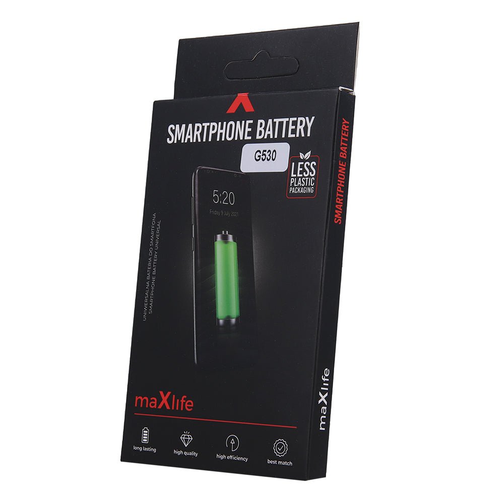 Maxlife battery for Samsung Galaxy Grand Prime G530 / J3 2016 / J5 J500 / EB - BG530BBE 2600mAh - LCDEAL