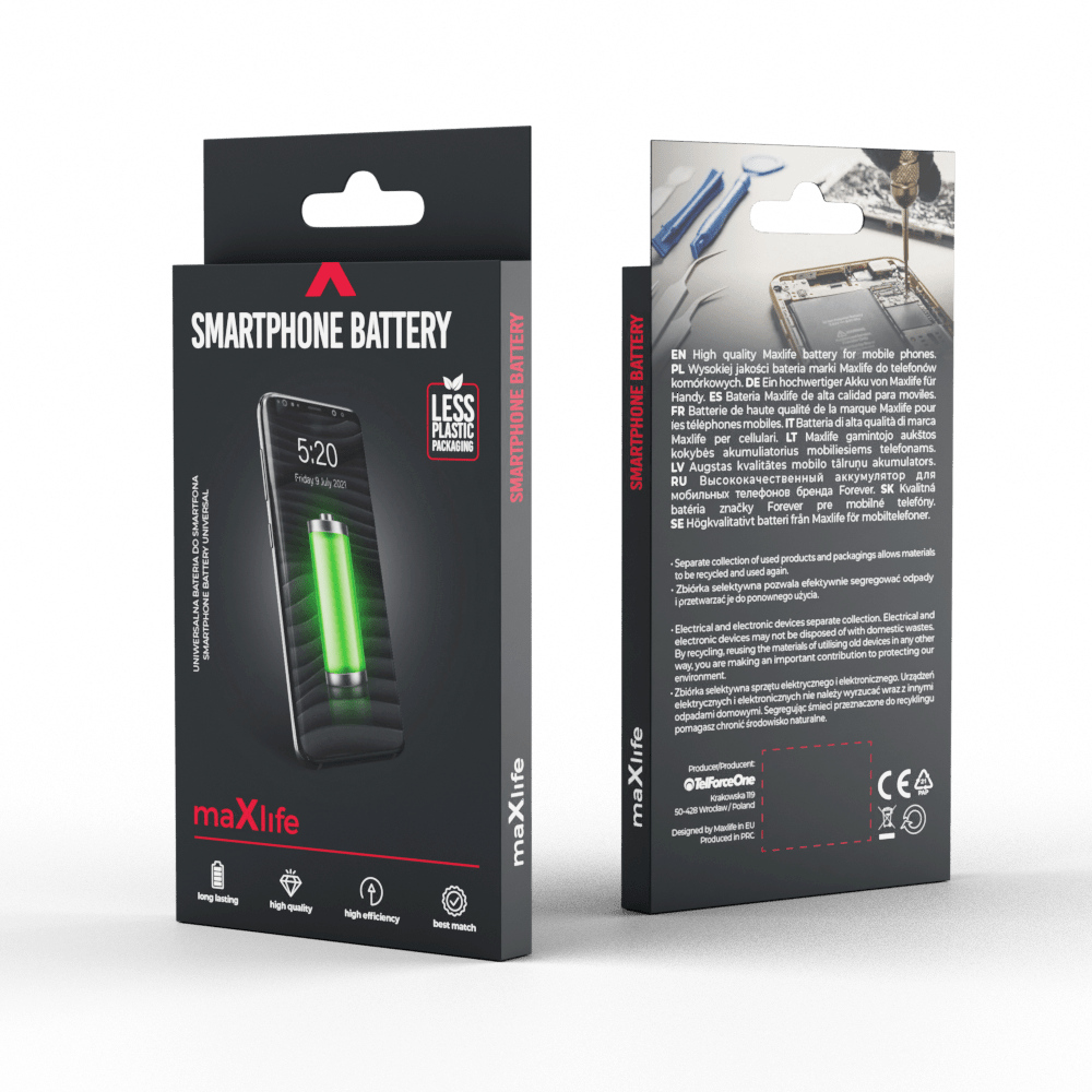 Maxlife battery for Samsung S6 EB - BG920ABE 2600mAh - LCDEAL