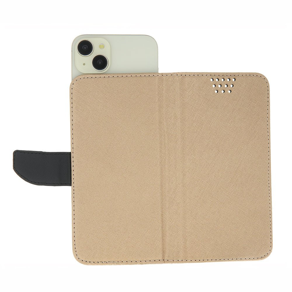 Smart Universal Fancy case 4,7 - 5,3" gold/black - LCDEAL