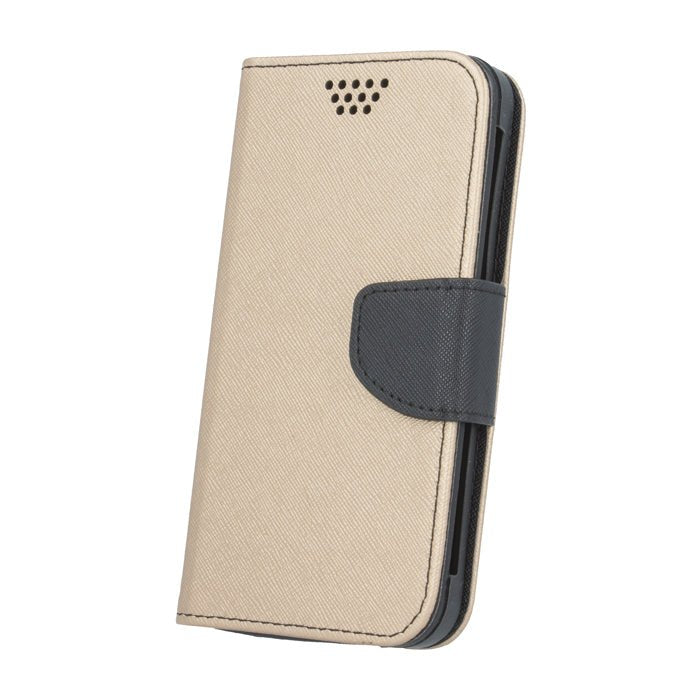 Smart Universal Fancy Silicon case 5,0" 80x145 gold - black - LCDEAL