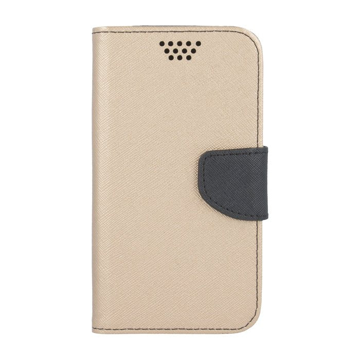 Smart Universal Fancy Silicon case 5,0" 80x145 gold - black - LCDEAL