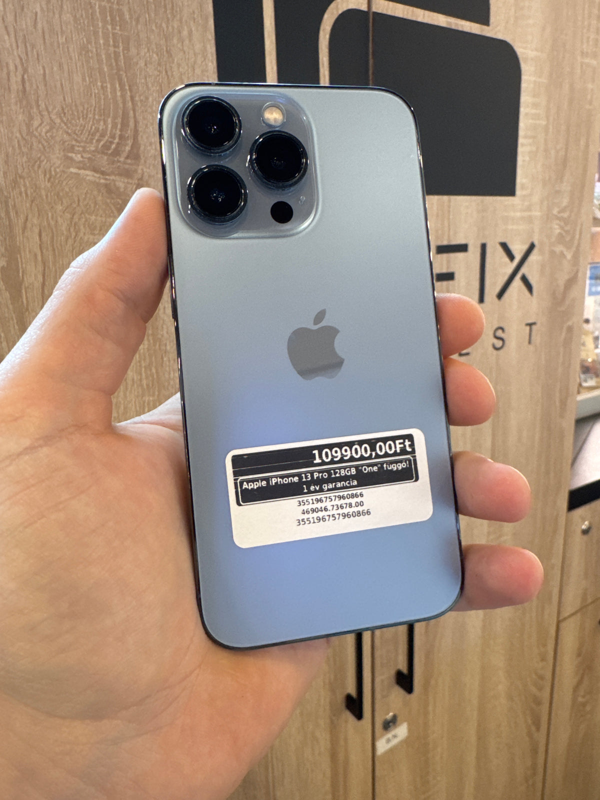 Apple iPhone 13 Pro 128GB "One" függő! 1 év garancia