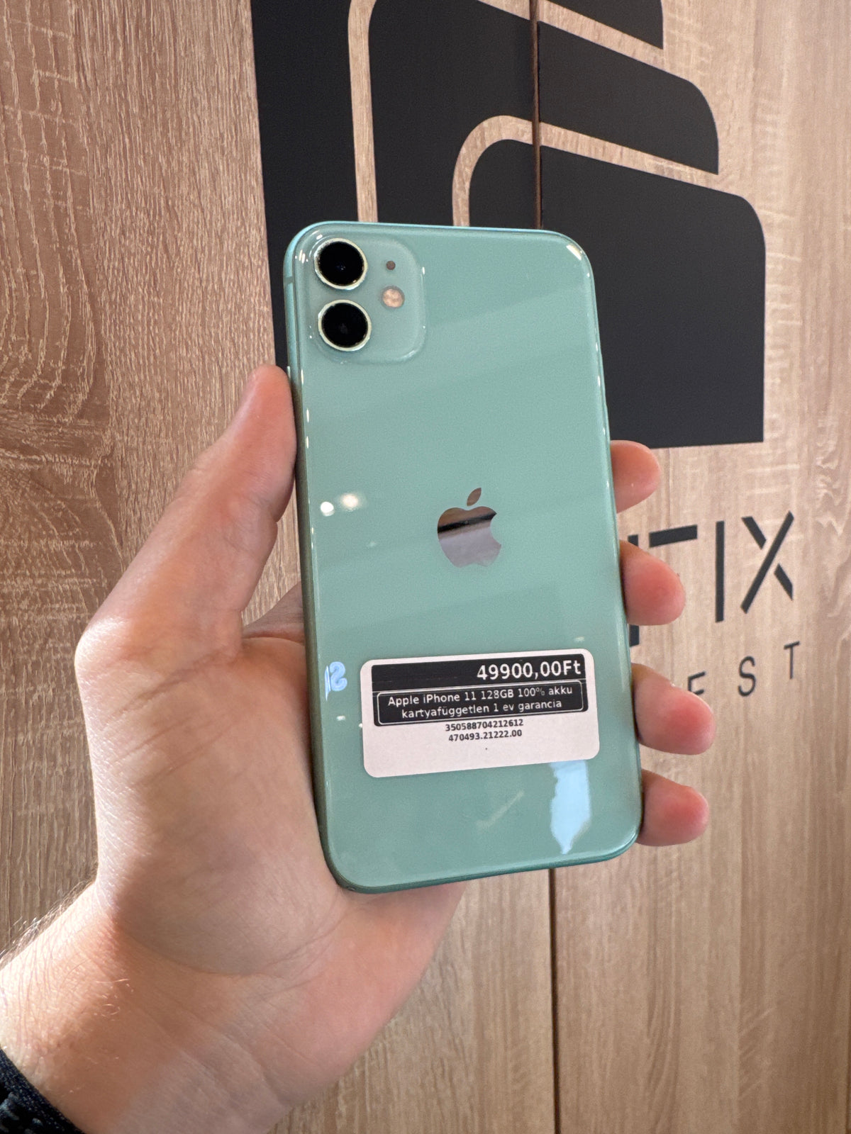 Apple iPhone 11 128GB 100% akku kártyafüggetlen 1 év garancia