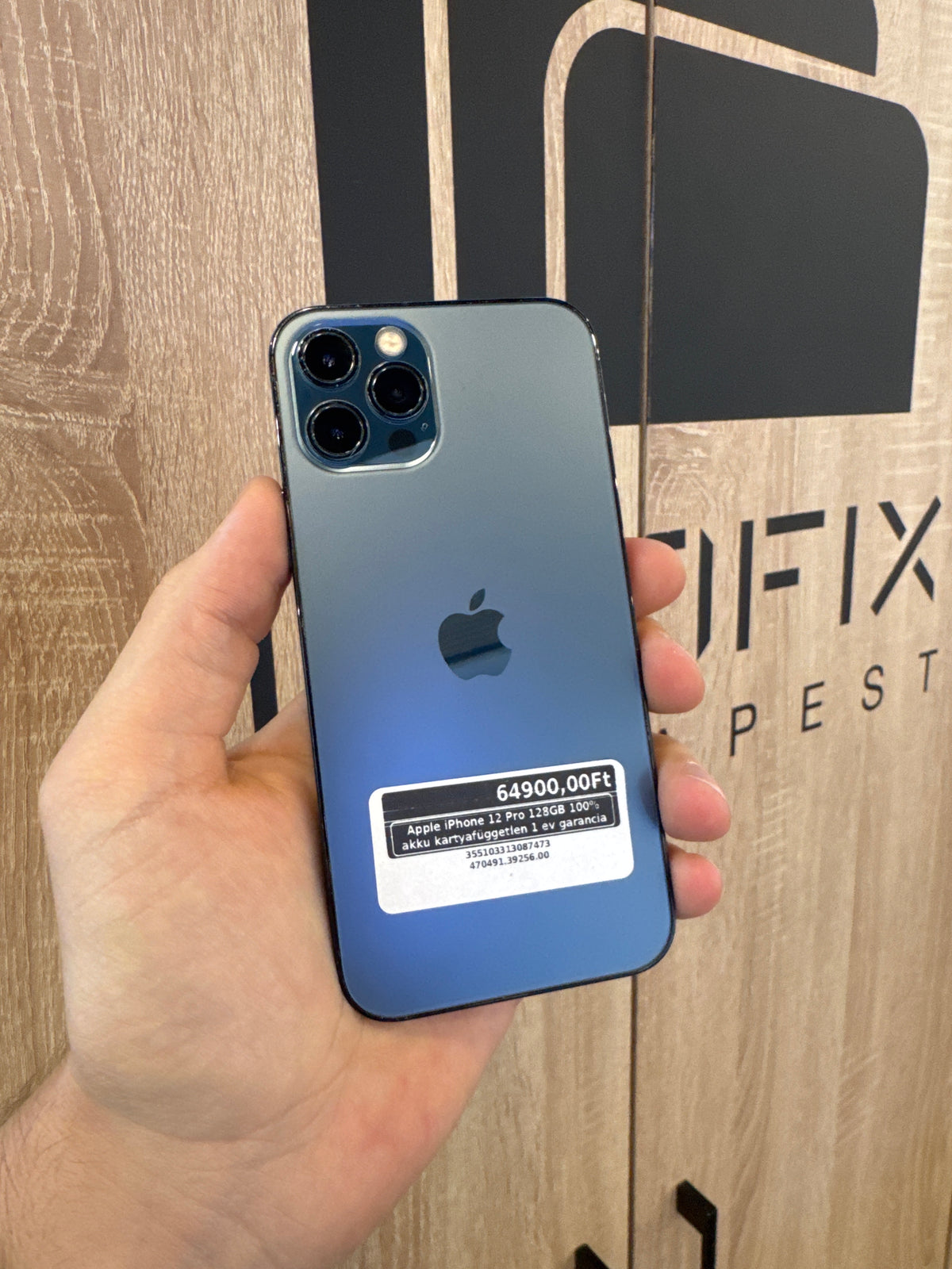 Apple iPhone 12 Pro 128GB 100% akku kártyafüggetlen 1 év garancia
