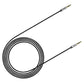Baseus cable audio Yiven M30 jack 3,5 mm - jack 3,5 mm 1,5 m silver - black - LCDEAL