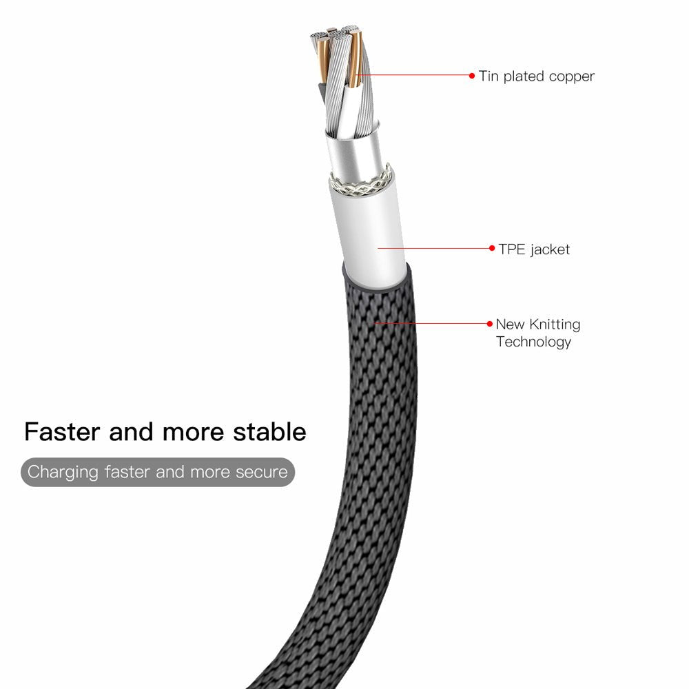 Baseus cable Yiven USB - Lightning 1,8 m 2A black - LCDEAL