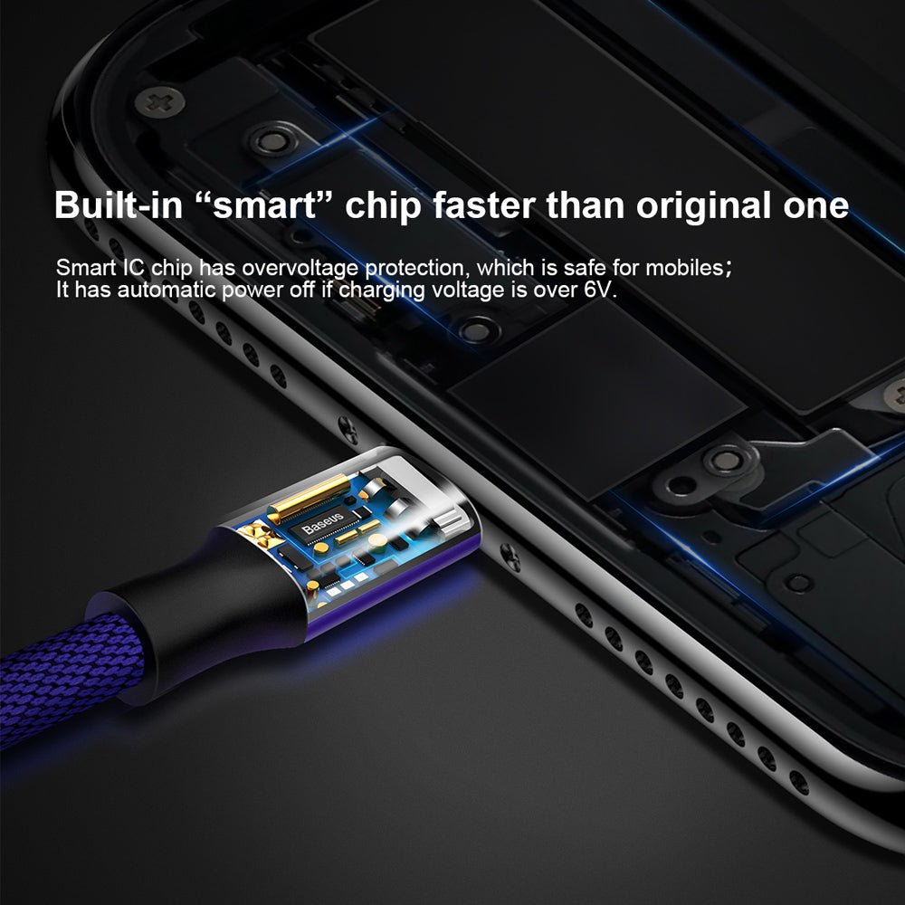 Baseus cable Yiven USB - Lightning 1,8 m 2A navy blue - LCDEAL