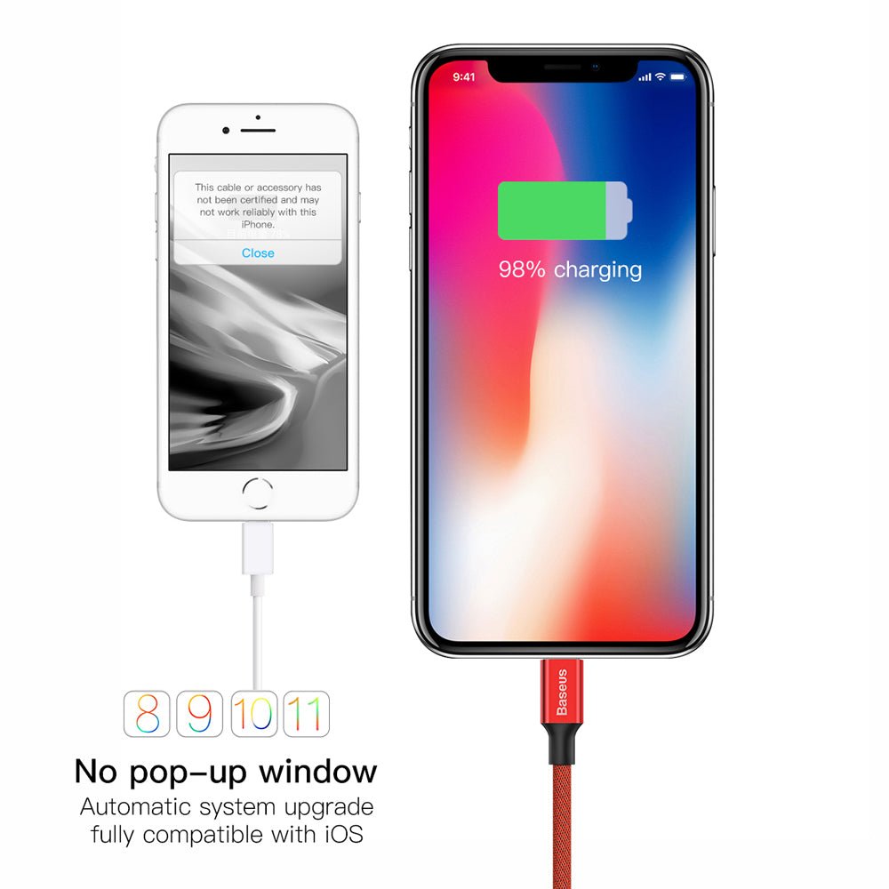 Baseus cable Yiven USB - Lightning 1,8 m 2A red - LCDEAL