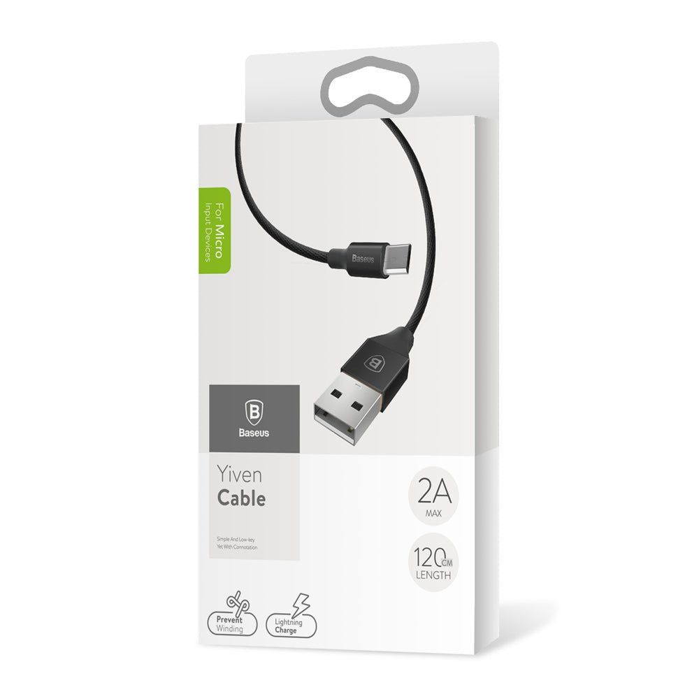 Baseus cable Yiven USB - microUSB 1,5 m 2A black - LCDEAL
