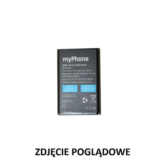 Battery for myPhone Simply 2 / 1045 / 1082 / 1083 / One / Metro 800mAh - LCDEAL