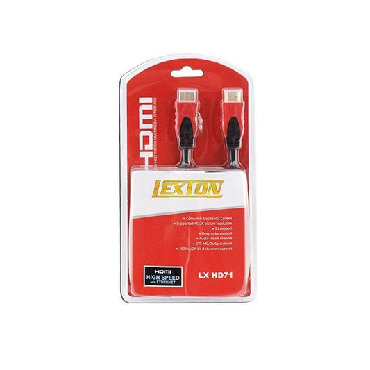 Cable HDMI - HDMI 3m red v1.4 blist. - LCDEAL