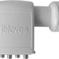 Converter SAT QUAD TELEVES gray [747202] - LCDEAL