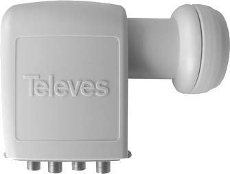 Converter SAT QUAD TELEVES gray [747202] - LCDEAL
