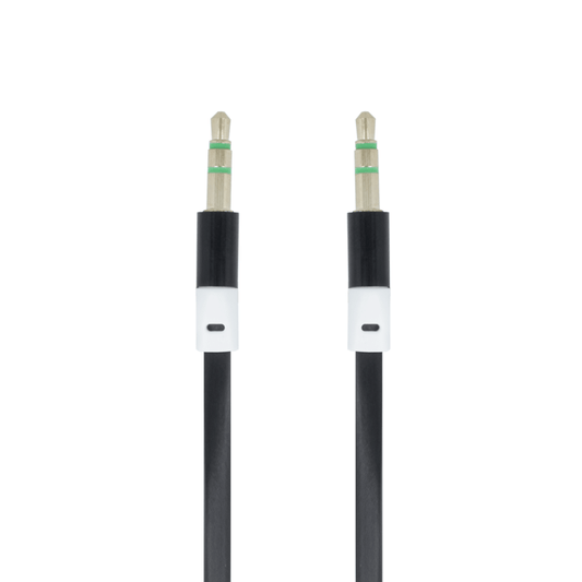 Forever audio cable jack 3,5mm - jack 3,5mm 1,0 m black - LCDEAL