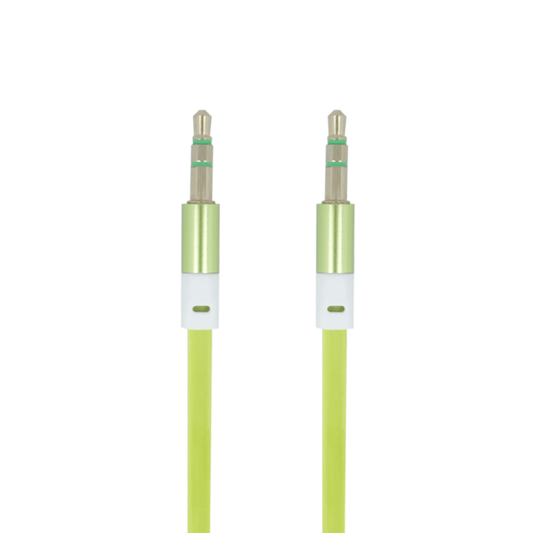 Forever audio cable jack 3,5mm - jack 3,5mm 1,0 m green - LCDEAL
