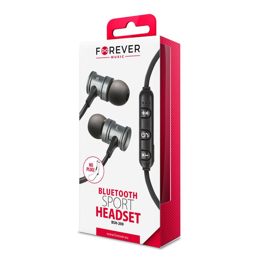 Forever Bluetooth headphones BSH - 200 silver - LCDEAL