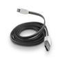 Forever cable USB - Lightning 1,0 m 1A black silicone flat - LCDEAL