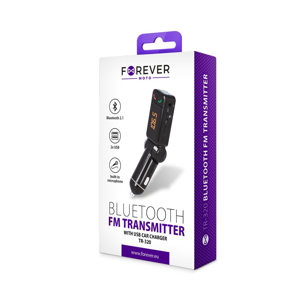 Forever FM transmitter Bluetooth TR - 320 black - LCDEAL