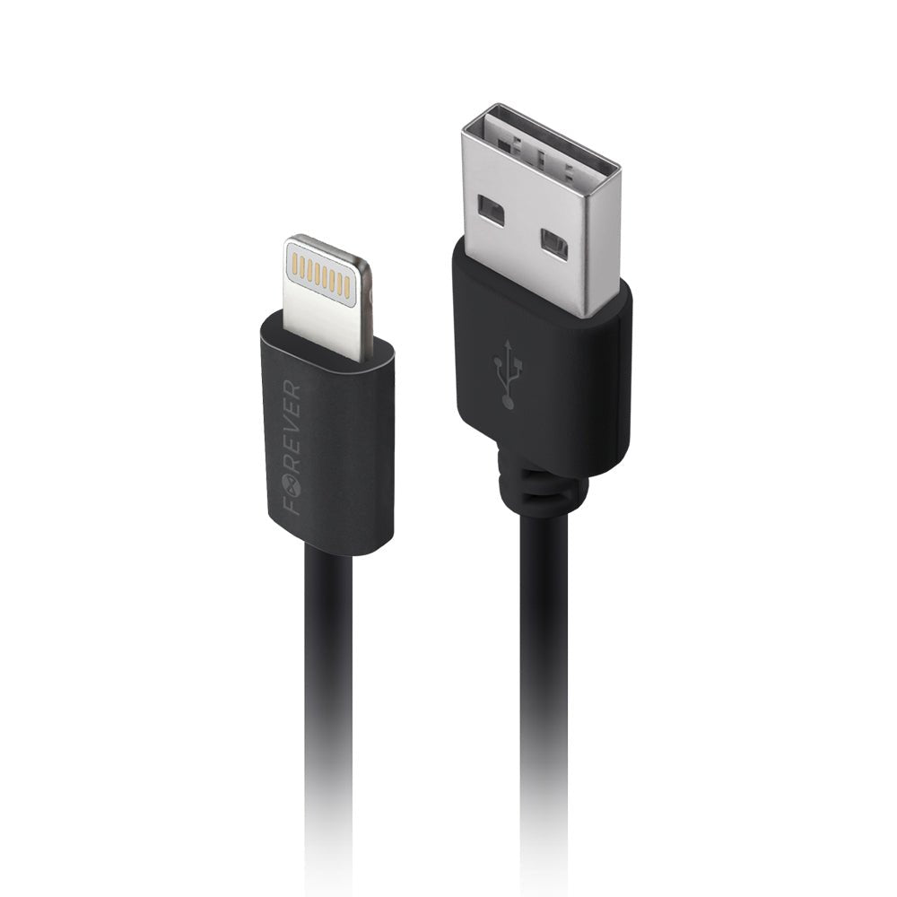 Forever M02 car charger 1x USB 1A black + Lightning cable - LCDEAL