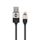 Forever Modern cable USB - Lightning 1,0 m 2A black - LCDEAL