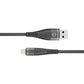 Forever Shark cable USB - Lightning 1,0 m 2A black - LCDEAL