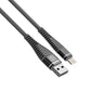 Forever Shark cable USB - Lightning 1,0 m 2A black - LCDEAL