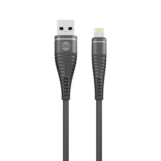 Forever Shark cable USB - Lightning 1,0 m 2A black - LCDEAL