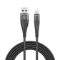 Forever Shark cable USB - USB - C 1,0 m 2A black - LCDEAL