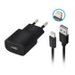 Forever TC - 01 charger 1x USB 2A black + Lightning cable - LCDEAL