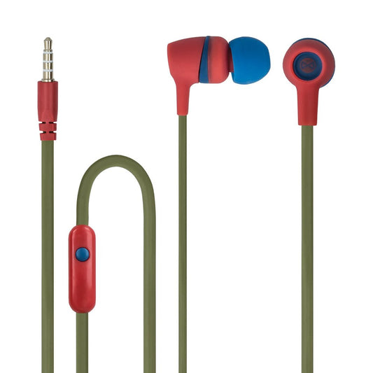 Forever wired earphones JSE - 200 jack 3,5mm green casual - LCDEAL