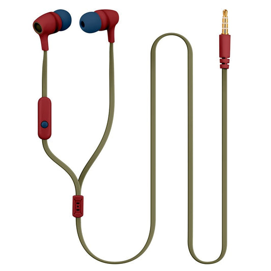 Forever wired earphones JSE - 200 jack 3,5mm green casual - LCDEAL