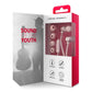 Forever wired earphones MSE - 100 jack 3,5 mm rose - gold - LCDEAL