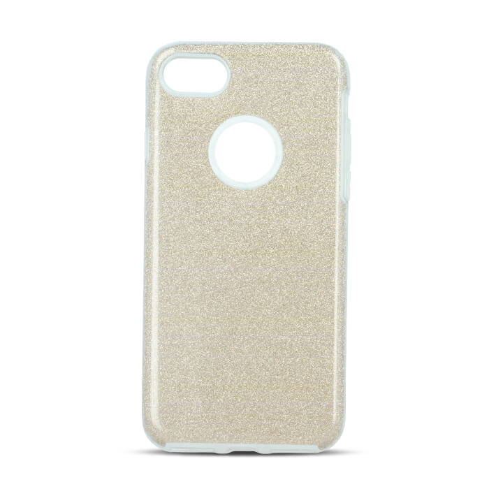 Glitter 3in1 case for iPhone 7 / 8 / SE 2020 / SE 2022 gold - LCDEAL