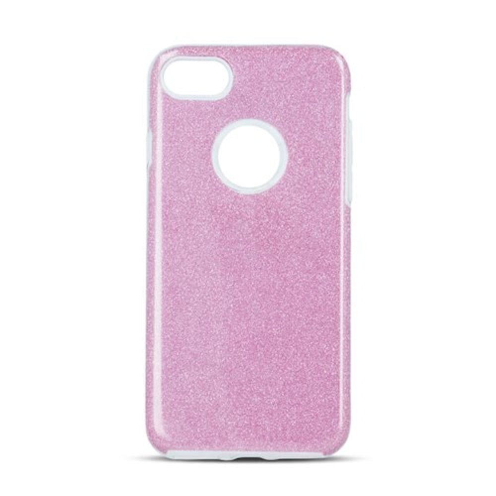 Glitter 3in1 case for iPhone XR pink - LCDEAL