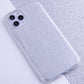Glitter 3in1 case for iPhone XR silver - LCDEAL