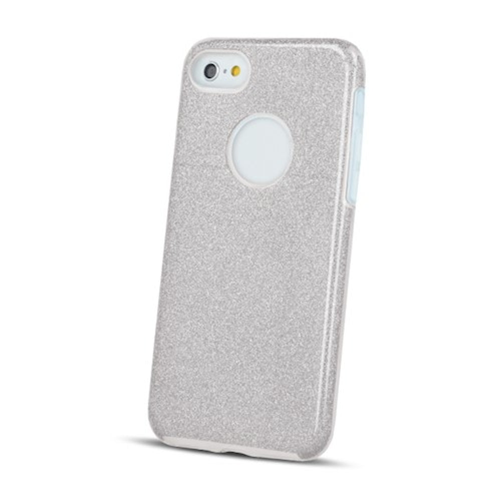 Glitter 3in1 case for iPhone XR silver - LCDEAL
