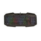 Rebeltec Patrol wire keyboard with backlight black - LCDEAL