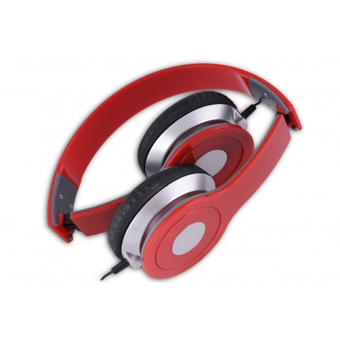 Rebeltec wired headphones City red - LCDEAL