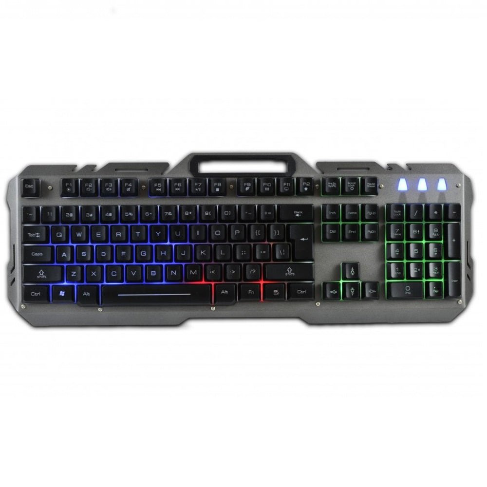 Rebeltec wired set: LED keyboard + mouse for INTERCEPTOR players - LCDEAL