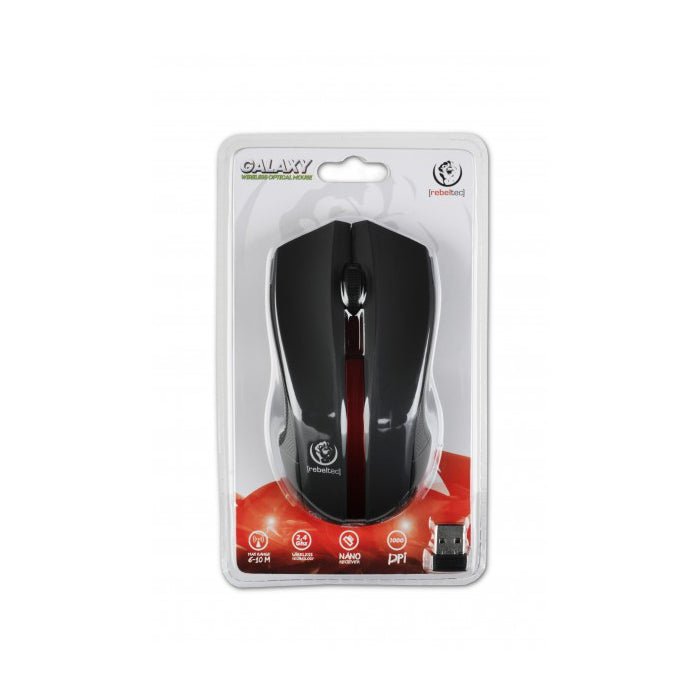 Rebeltec wireless mouse Galaxy black/red - LCDEAL