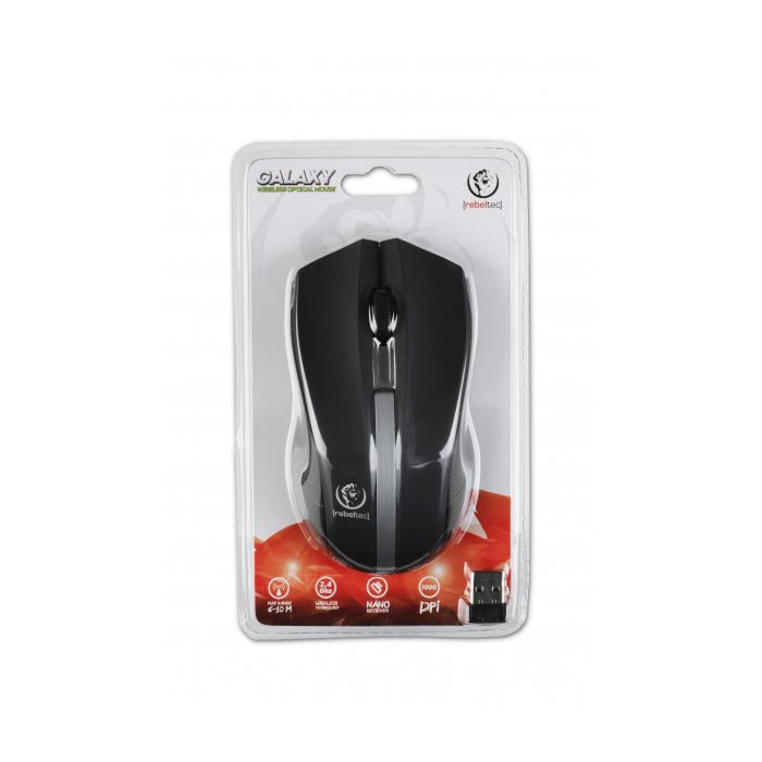 Rebeltec wireless mouse Galaxy black/silver - LCDEAL